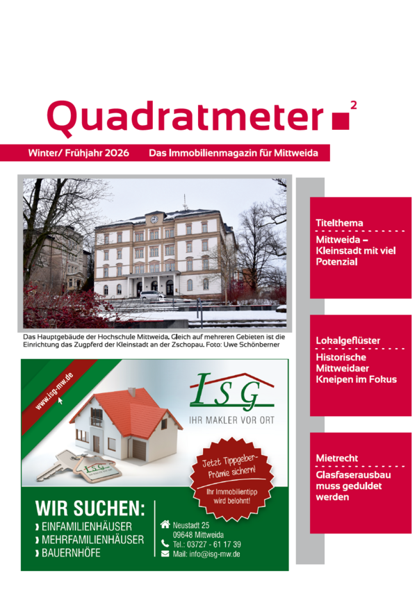 Quadratmeter Ausgabe Winter/ Frühjahr 2026