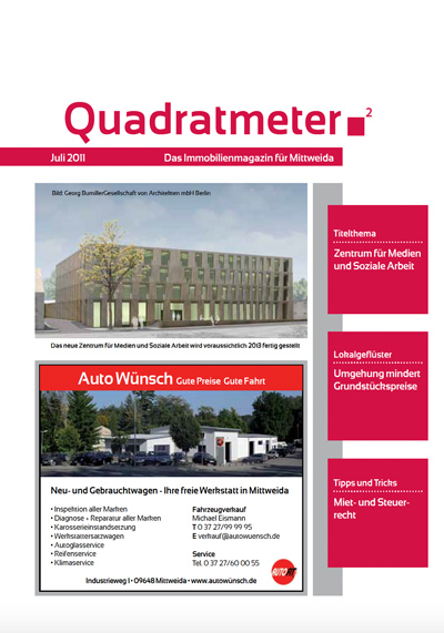 Quadratmeter Ausgabe 2011 Sommer